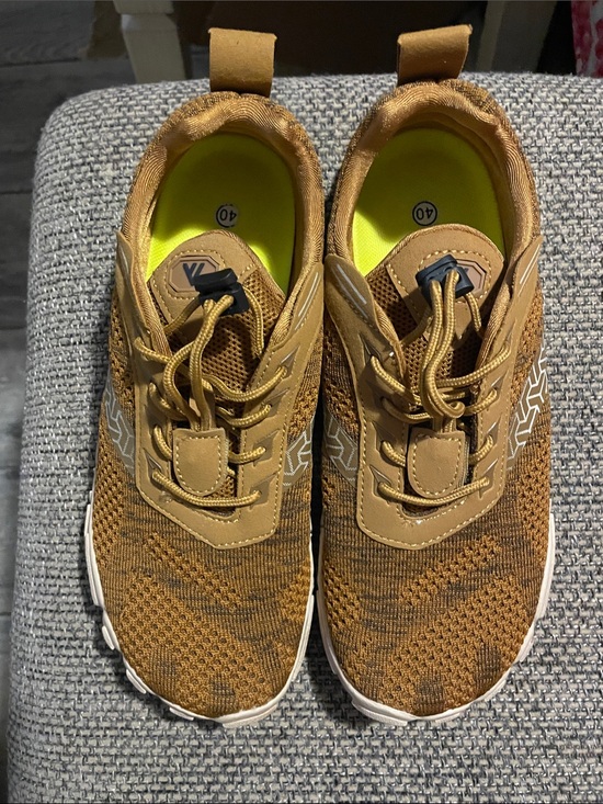 Sports brand Shoes - Women's Brown Knit Casual Slip-On Sneakers